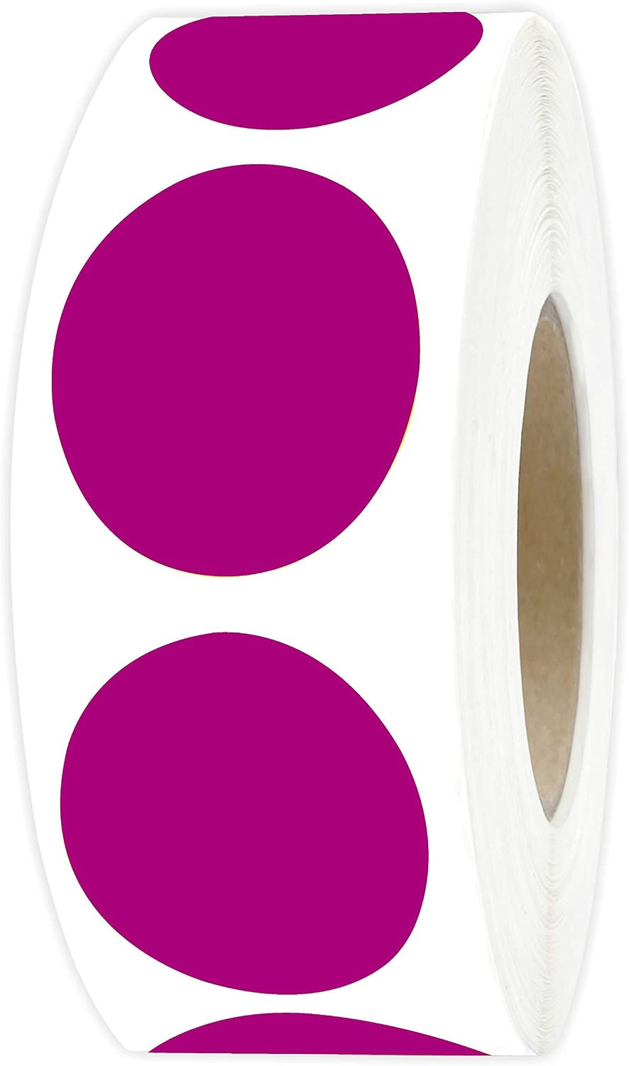 1 inch Round Clear Circle Dot Sticker 1000pcs Transparent Adhesive Label | 2.5cm Sticky Dots Label for Envelope, Cosmetic Box, Gift Bag, Translucent Wafer Package Seals, Safe Material