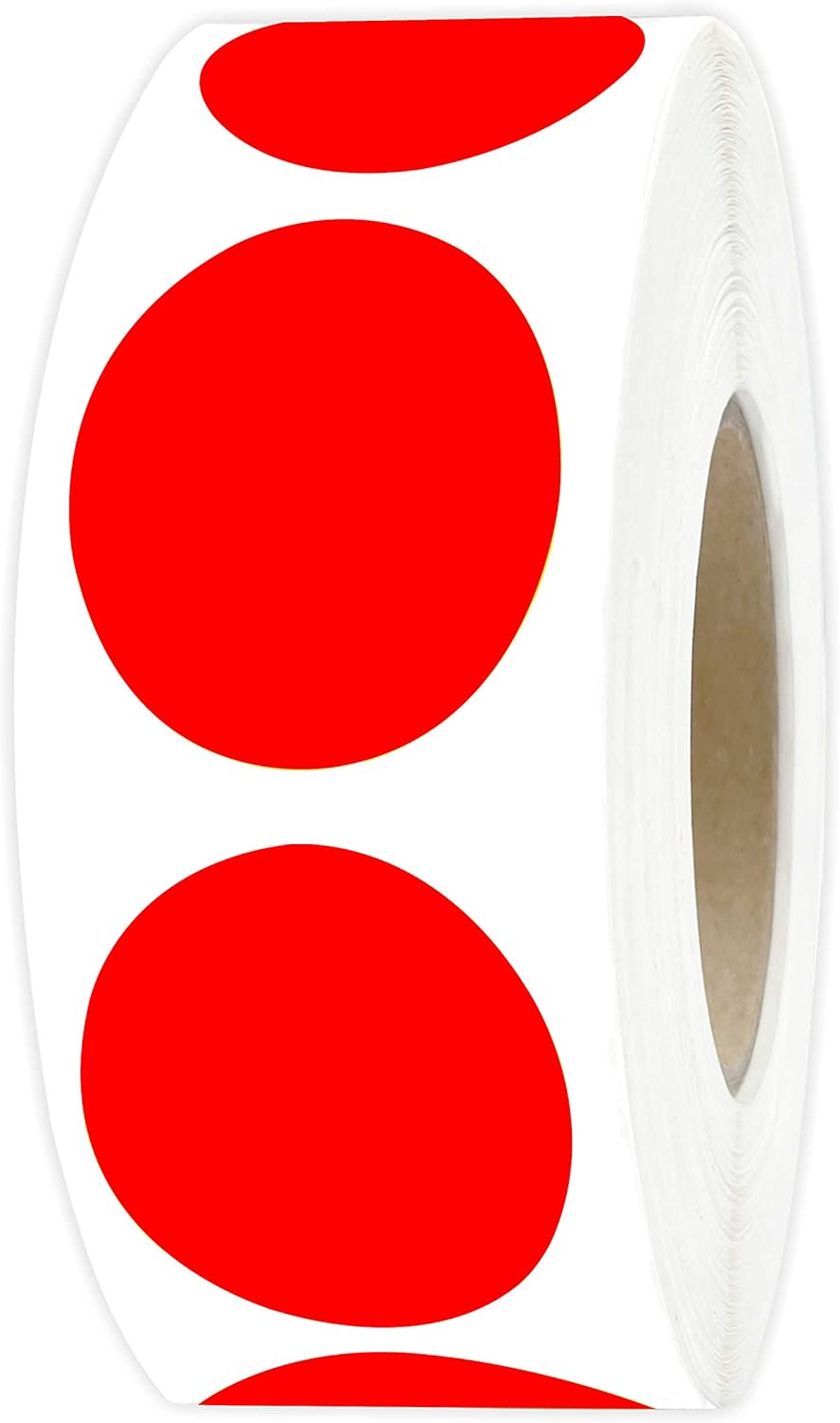 1 inch Round Clear Circle Dot Sticker 1000pcs Transparent Adhesive Label | 2.5cm Sticky Dots Label for Envelope, Cosmetic Box, Gift Bag, Translucent Wafer Package Seals, Safe Material