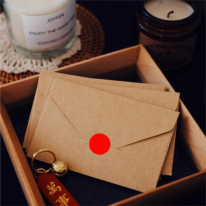 1 inch Round Clear Circle Dot Sticker 1000pcs Transparent Adhesive Label | 2.5cm Sticky Dots Label for Envelope, Cosmetic Box, Gift Bag, Translucent Wafer Package Seals, Safe Material
