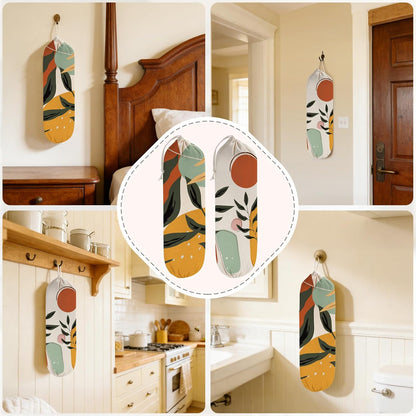 2Pcs Sunflower Plastic Bag Holder for Kitchen Essentials, Reusable Hanging Grocery Bag Organizer, Sunflower Gifts for Women, Washable Large Grocery Trash Bags Storage Dispenser