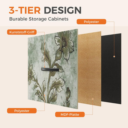 7 Drawer Dresser with Fabric Bins Fabric Storage Tower Organizer for Bedroom Closet Hallway Entryway Tall Chest of Drawers with Steel Frame Wood Top Easy Pull Handles,Black