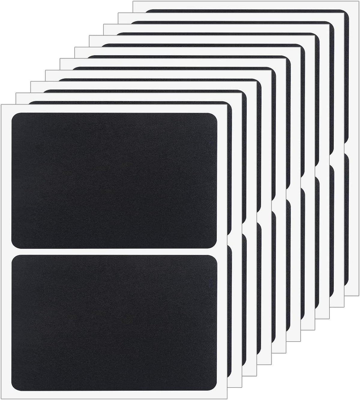Chalkboard Labels, 4" x 3" Reusable Blackboard Stickers, Waterproof Chalkboard Sticker for Jars, Parties Decoration, Craft Rooms, Weddings, Storage, Organize Your Home & Kitchen