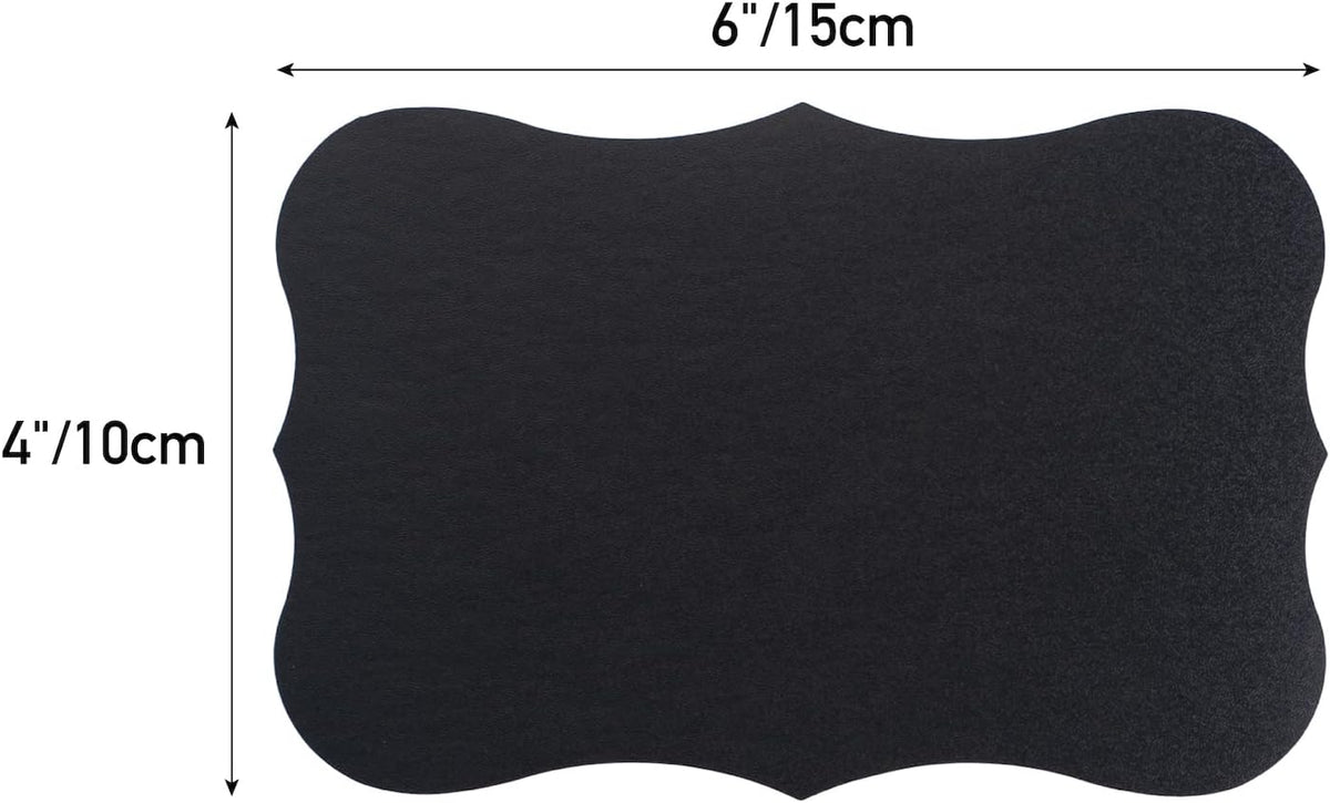 Chalkboard Labels, 4" x 3" Reusable Blackboard Stickers, Waterproof Chalkboard Sticker for Jars, Parties Decoration, Craft Rooms, Weddings, Storage, Organize Your Home & Kitchen