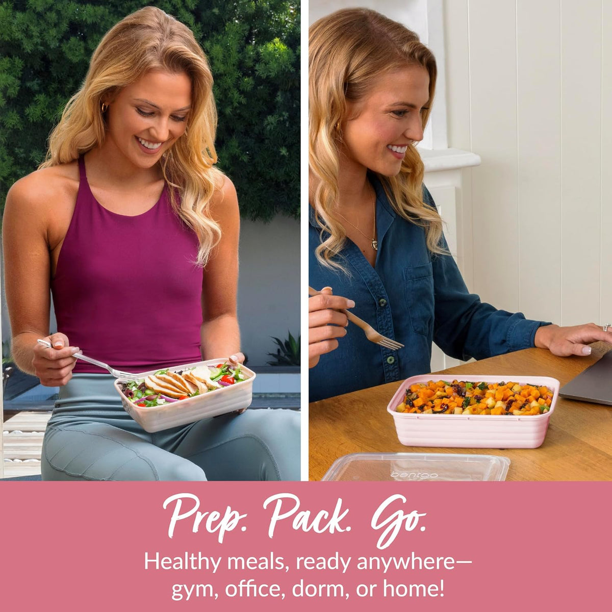 Prep Meal Prep Containers with Lids, 20 Piece, PFAS & BPA-Free | 4-Cup Capacity, Portion Control, Stackable, Microwave, Freezer & Dishwasher-Safe, Reusable (Mint)