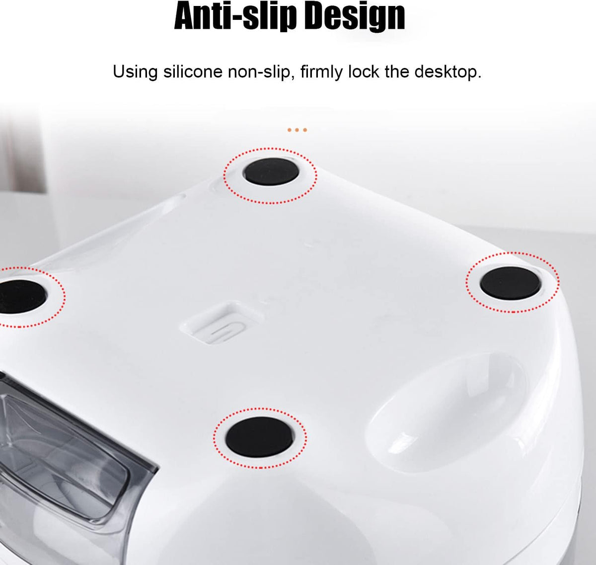 20Lbs Grain dispenser 360°Rotating Rice Dispenser 6 Grids Transparent Rotatable Cereal Storage Container with Sealed lid for Dry Food Beans Peanut Barley Millet Seeds