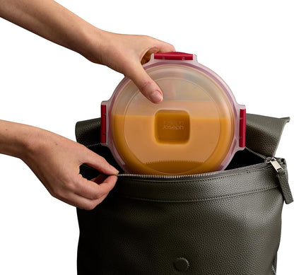Nest Lock Plastic BPA Free Food Storage Container Set with Lockable Airtight Leakproof Lids, Multi-Color