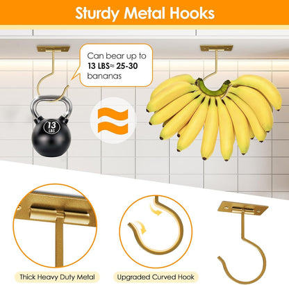Self Adhesive Banana Hook Under Cabinet Foldable Banana Hanger