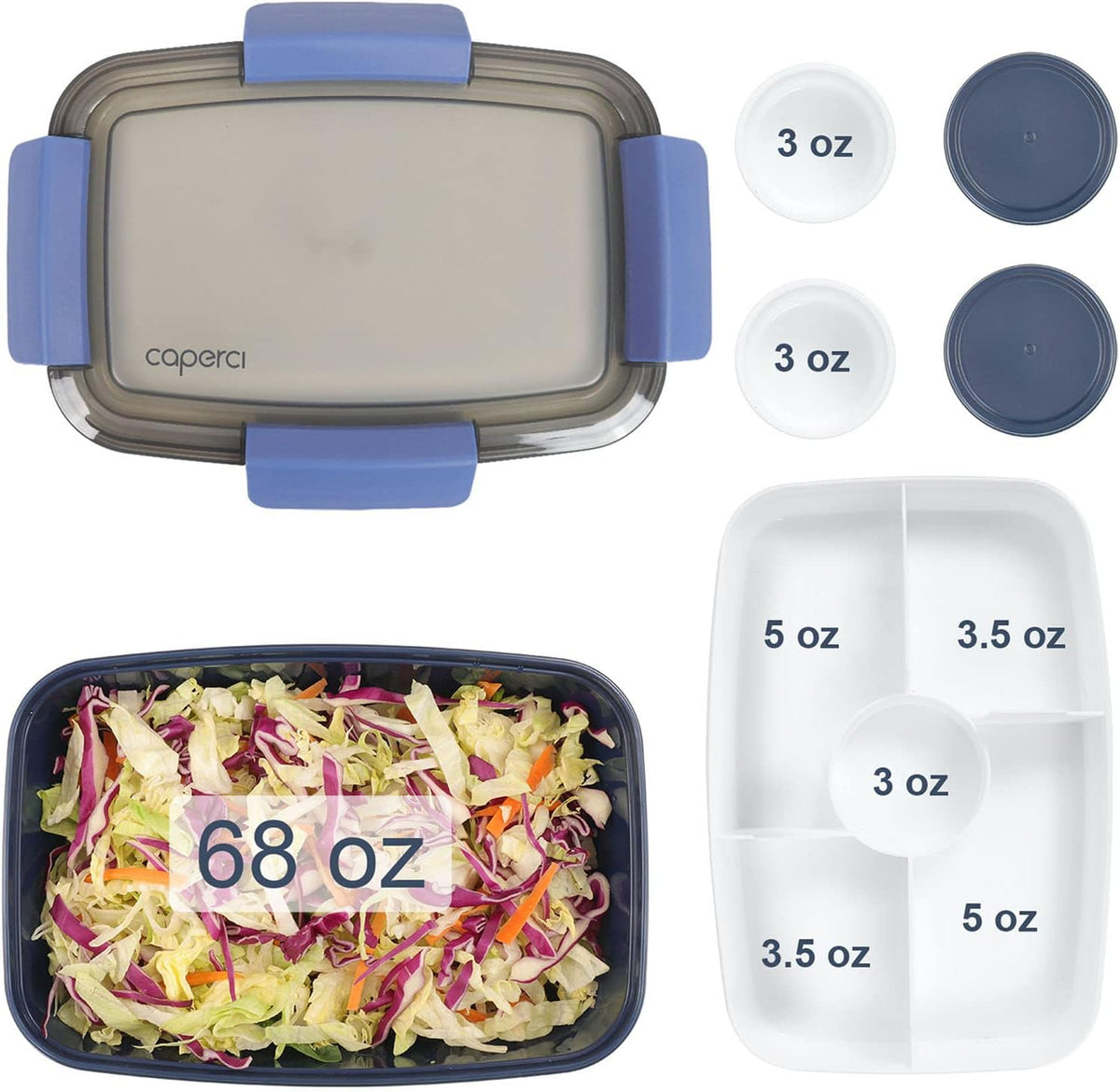 Large Salad Container Bowl for Lunch