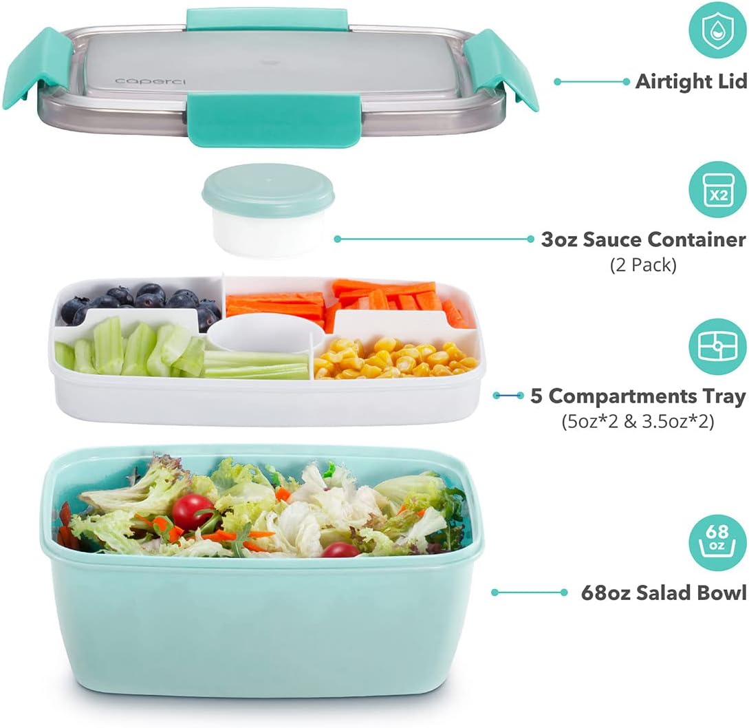 Large Salad Container Bowl for Lunch