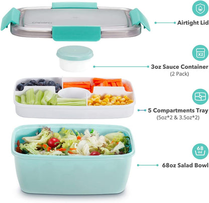 Large Salad Container Bowl for Lunch