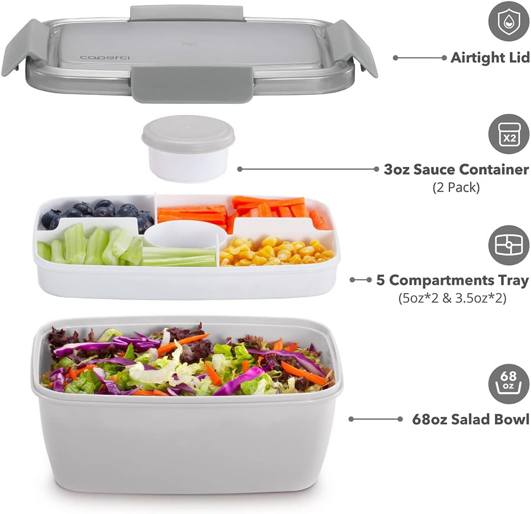 Large Salad Container Bowl for Lunch