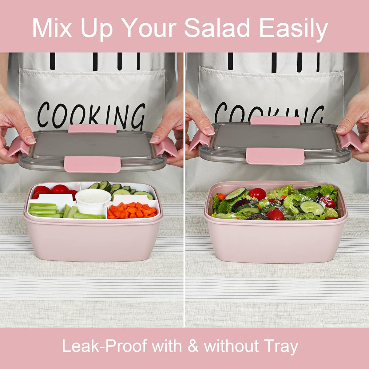 Large Salad Container Bowl for Lunch