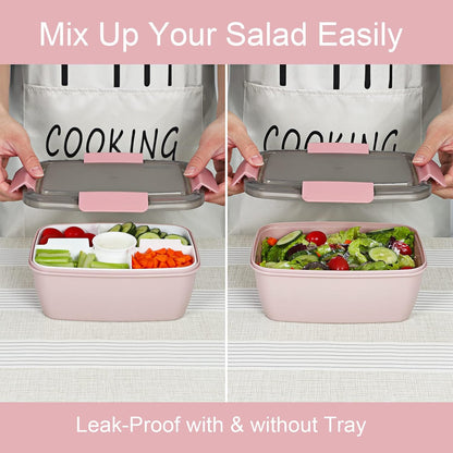 Large Salad Container Bowl for Lunch