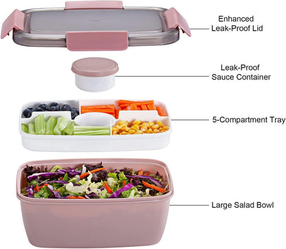 Large Salad Container Bowl for Lunch