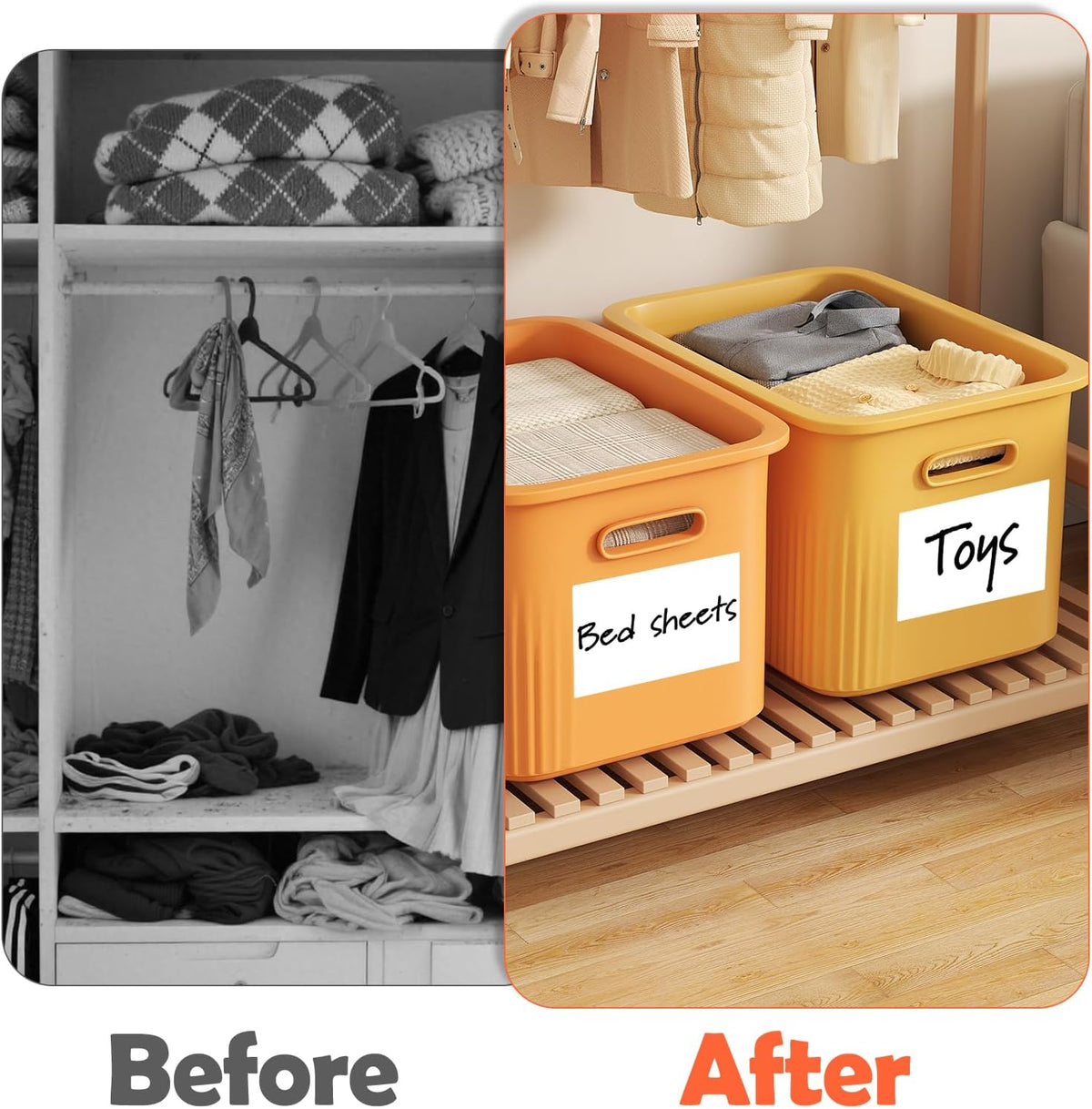 180Pcs 4"x6" Labels for Storage Bins, Removable No Residue Large Storage Bin Labels, Waterproof & Oil-Resistant & Tear-Resistant Stickers for Plastic Bins, Boxes, and Cases