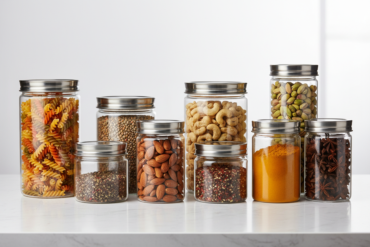 Slideshow - Clear Food Containers Close-up