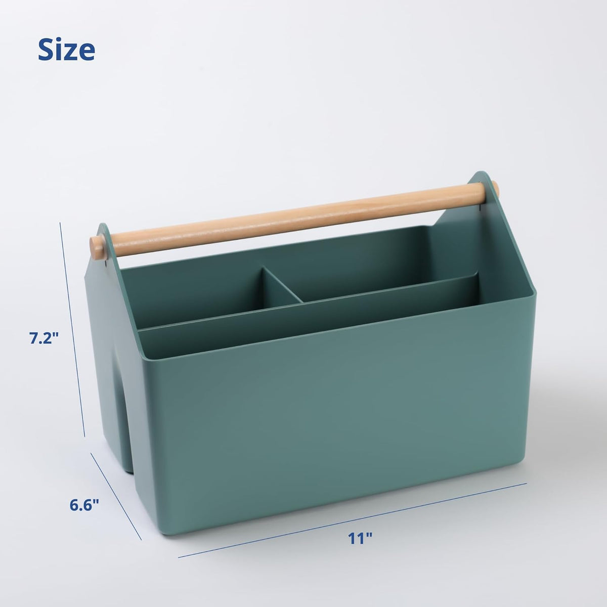 Storage Basket, Large 10.5L, Grey, Made in Korea | Portable. Spacious Storage Bin. Everyday Organization.