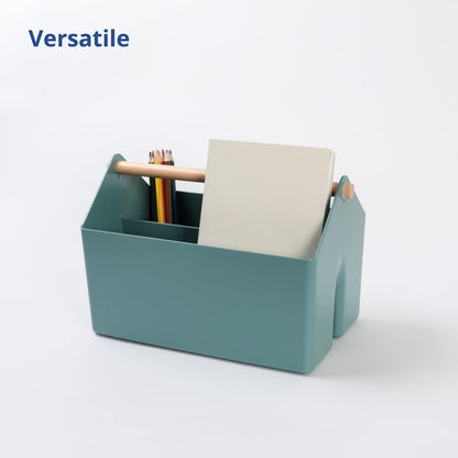 Storage Basket, Large 10.5L, Grey, Made in Korea | Portable. Spacious Storage Bin. Everyday Organization.