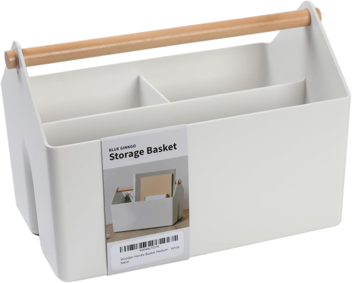 Storage Basket, Large 10.5L, Grey, Made in Korea | Portable. Spacious Storage Bin. Everyday Organization.