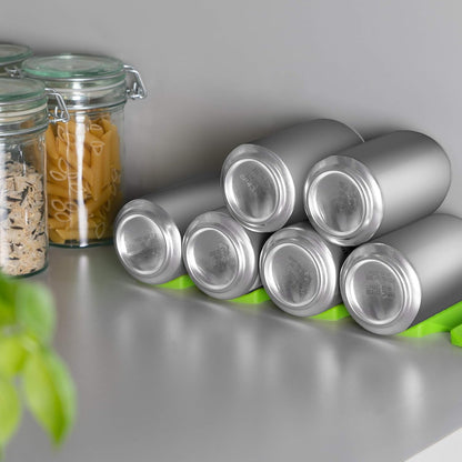 Bottle Stacking Mat - Refrigerator Organizer to Stack Bottles, Cans, Beer, Soda - Non-Slip Holder Rack