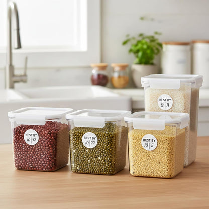 600pieces Expiration Date Stickers Day Dots Food Labels Dot Stickers 1 Inch Waterproof Best by Label Spice Labels Sticker for Food Containers Storage Freezer Restaurant Foodsaver Service Prep