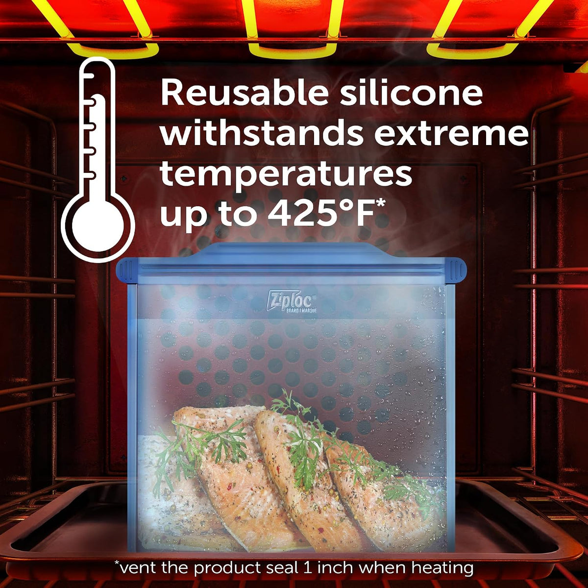 Endurables Large Pouch, 8 Cups, Reusable Silicone Bags and Food Storage Meal Prep Containers for Freezer, Oven, and Dishwasher Safe