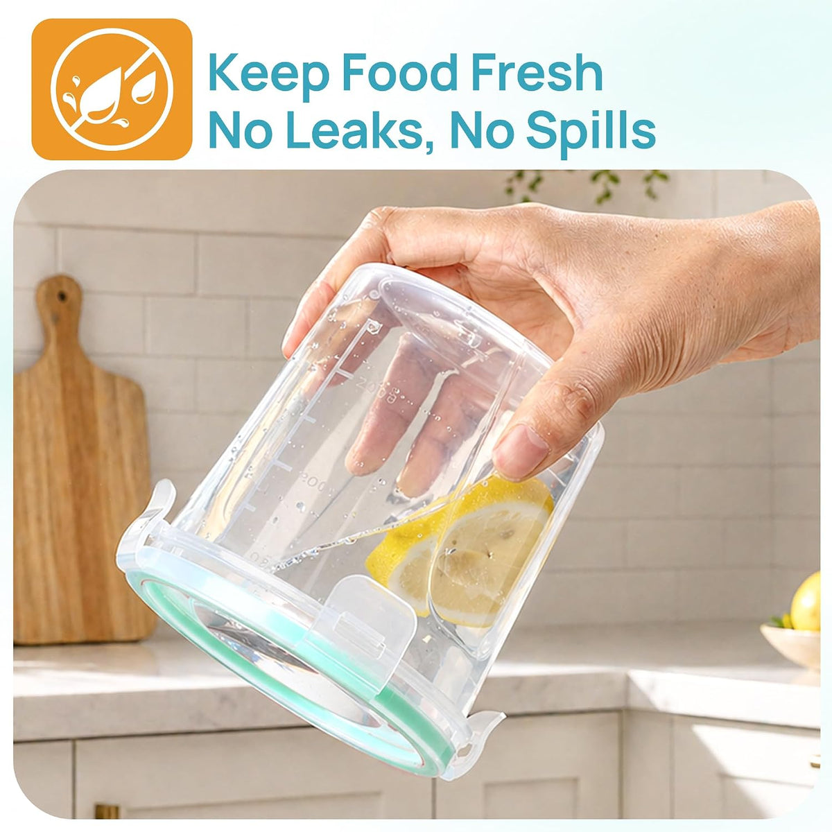 6 Pack 32oz Freezer Storage Containers, Soup Container with Airtight Lids, Reusable Plastic Meal Prep Container, Deli Containers for Lunch, Salad, Leftover, Oats, Microwave/Dishwasher Safe