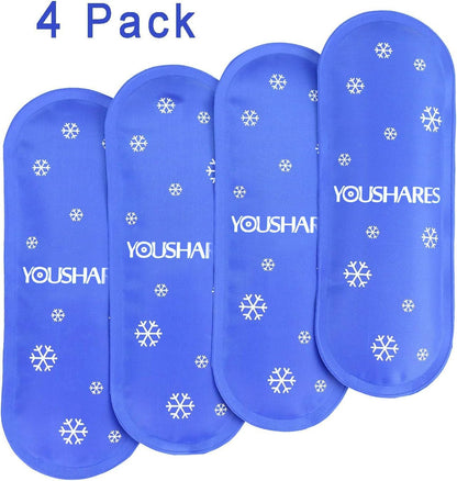 Ice Packs for Insulin Travel Case - Reusable Cooler Ice Packs Suitable for Diabetic Insulin Cooler Pen Carry Case（4 Packs）