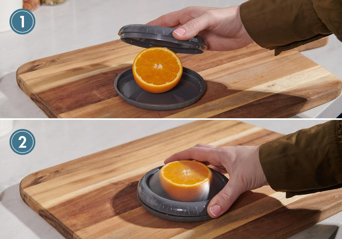 Food Saver, Airtight Fresh Food Storage Helps Reduce Food Waste, Keep Fruit and Vegetables Fresher for Longer, Easy Twist Open Food Container