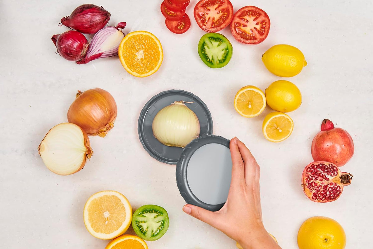 Food Saver, Airtight Fresh Food Storage Helps Reduce Food Waste, Keep Fruit and Vegetables Fresher for Longer, Easy Twist Open Food Container