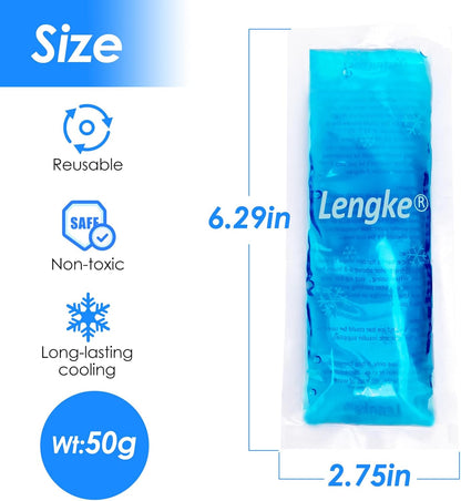Peptide Case Ice Packs, 2 TSA Approved Cooler Pack for GLP-1 Storage Travel Bag for Diabetics Travel Case, Keeps Medicine Cool and Stable