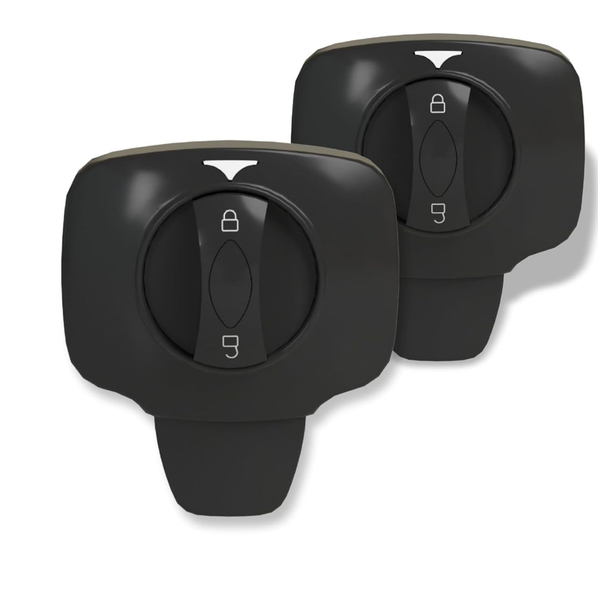 Oven Lock Child Safety (2 Pack), Moms Choice,for Flat Surface, Black