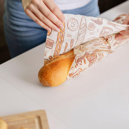 Beeswax Bread Wrap - Honeycomb