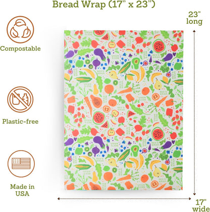 Beeswax Bread Wrap - Honeycomb
