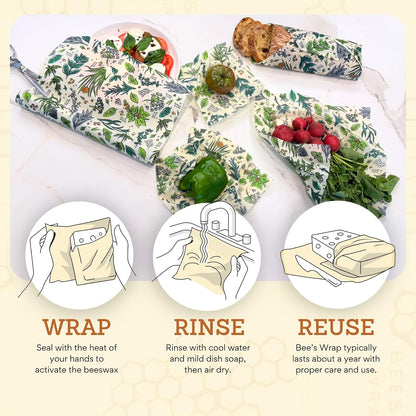 Beeswax Bread Wrap - Honeycomb