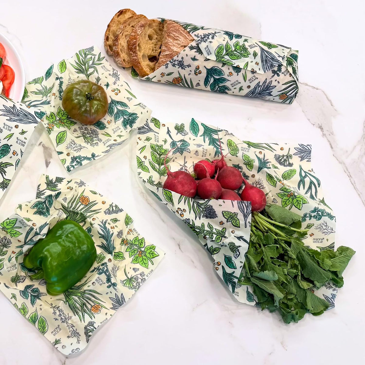 Beeswax Bread Wrap - Honeycomb