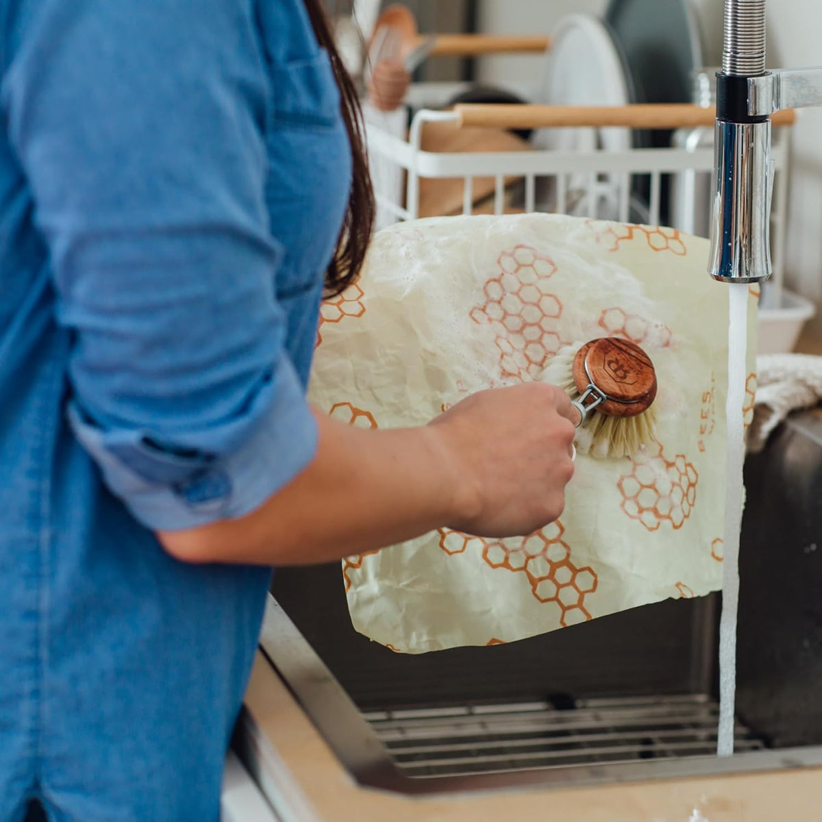 Beeswax Bread Wrap - Honeycomb