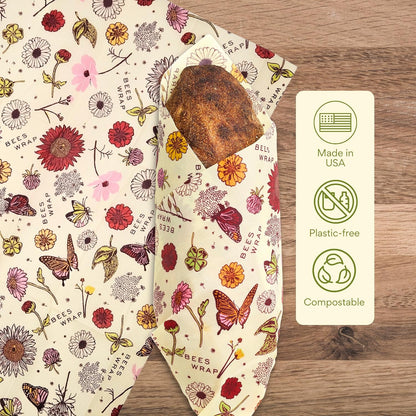 Beeswax Bread Wrap - Honeycomb