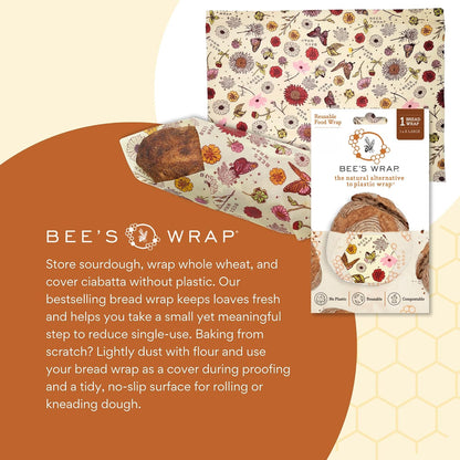 Beeswax Bread Wrap - Honeycomb