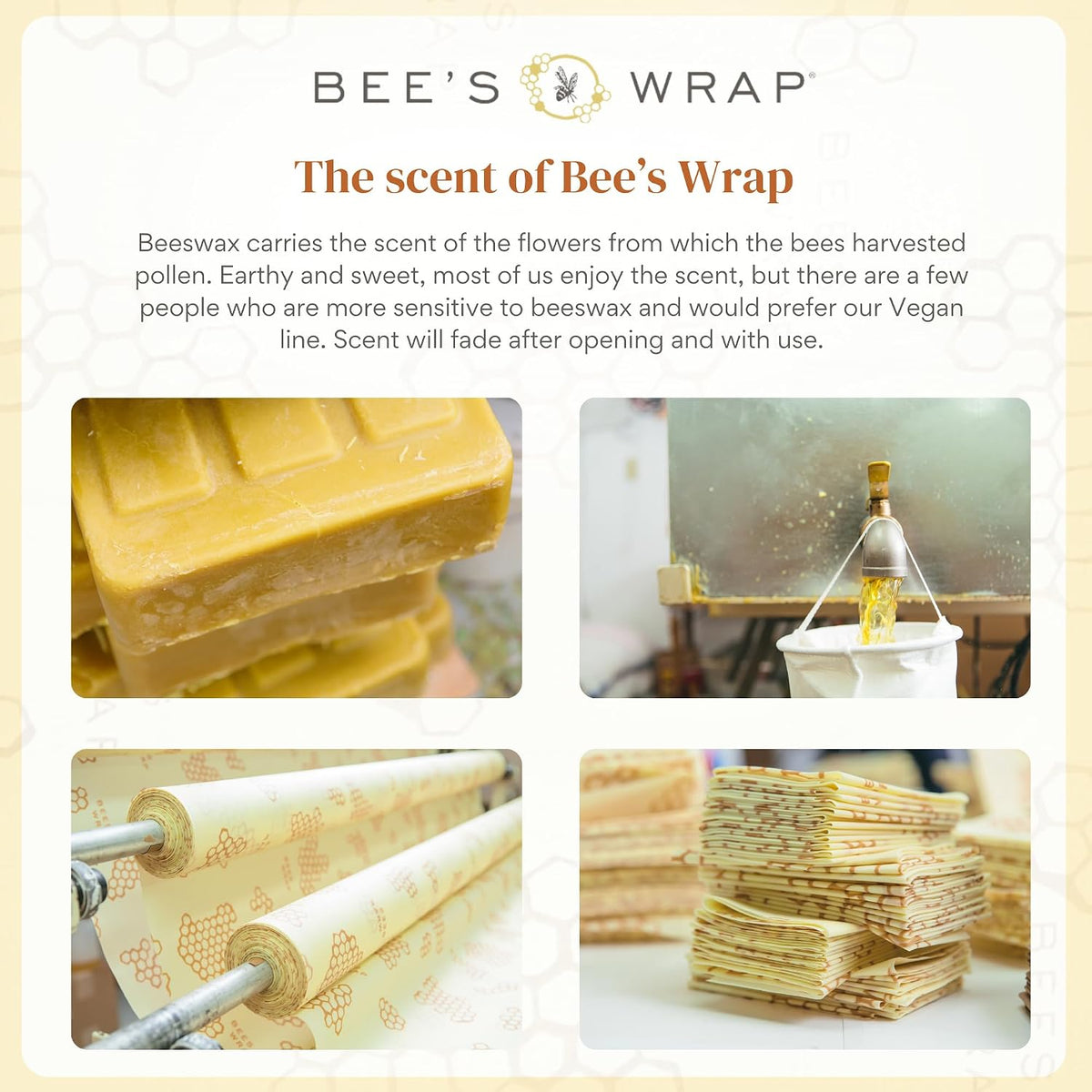 Beeswax Bread Wrap - Honeycomb