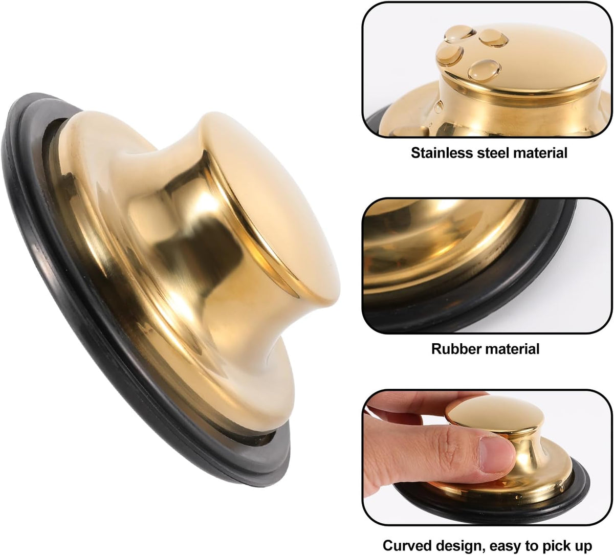 Kitchen Sink Drain Strainer Stopper Stainless Steel Basket Filter