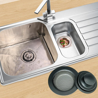 Kitchen Sink Drain Strainer Stopper Stainless Steel Basket Filter