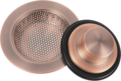 Kitchen Sink Drain Strainer Stopper Stainless Steel Basket Filter