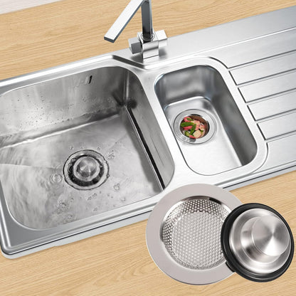 Kitchen Sink Drain Strainer Stopper Stainless Steel Basket Filter