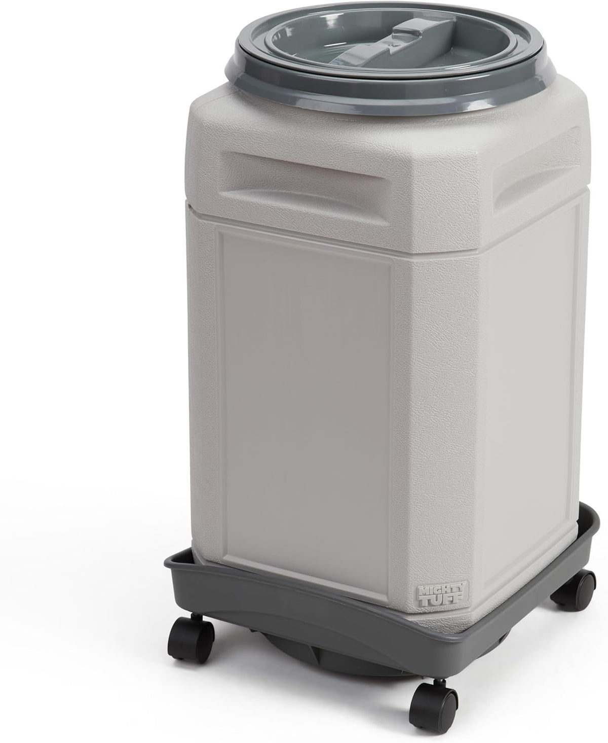Airtight Dog Food Storage Container – 13 Gal, up to 54 lb Capacity – Cat and Dog Food Container with Twist Lid & Handles – BPA-Free, Made in USA