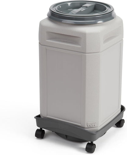 Airtight Dog Food Storage Container – 13 Gal, up to 54 lb Capacity – Cat and Dog Food Container with Twist Lid & Handles – BPA-Free, Made in USA