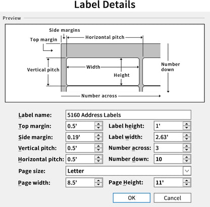 1" x 2-5/8" Address Labels 900 Labels Sticker Paper for Laser/Ink Jet Printer mailing Labels 8.5"×11" White 30 per Sheet
