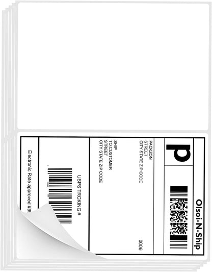 1" x 2-5/8" Address Labels 900 Labels Sticker Paper for Laser/Ink Jet Printer mailing Labels 8.5"×11" White 30 per Sheet