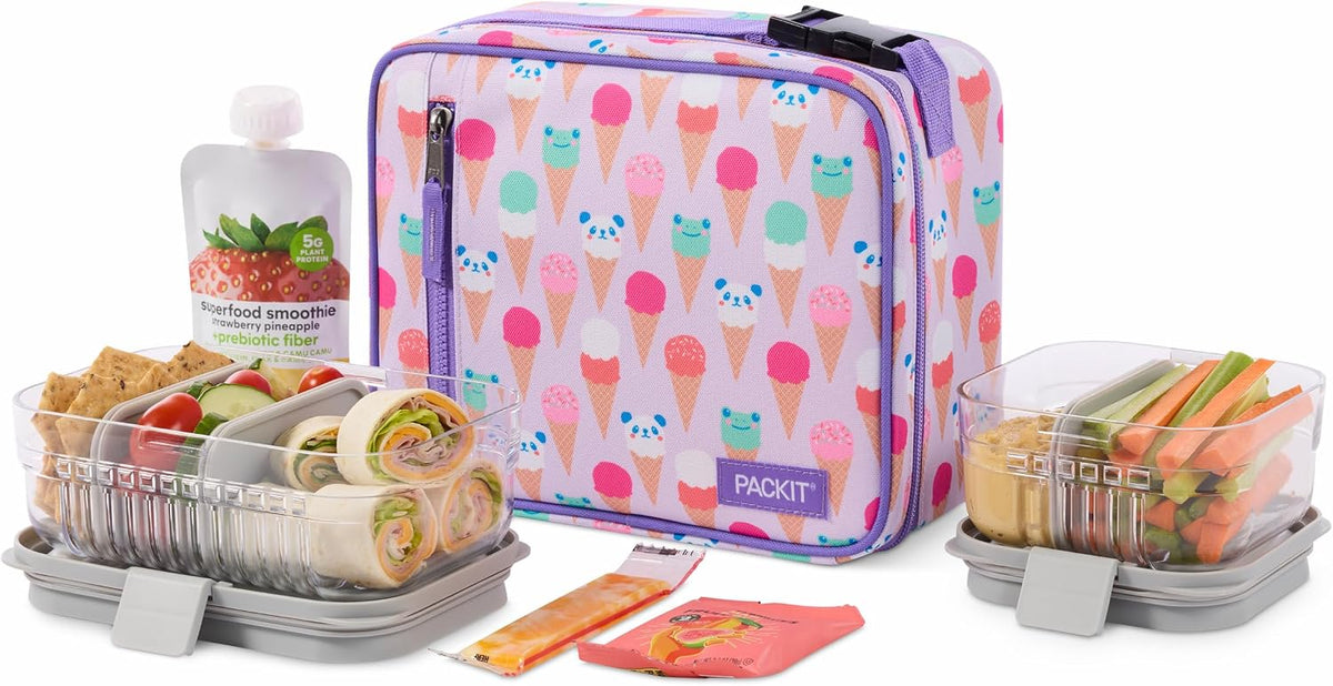 Freezable Classic Lunch Box, Black - Colors B