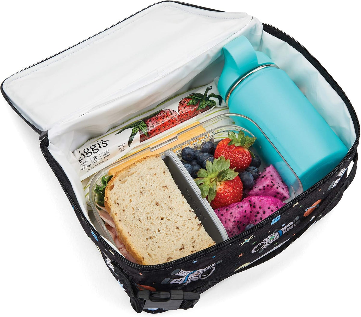Freezable Classic Lunch Box, Black - Colors B